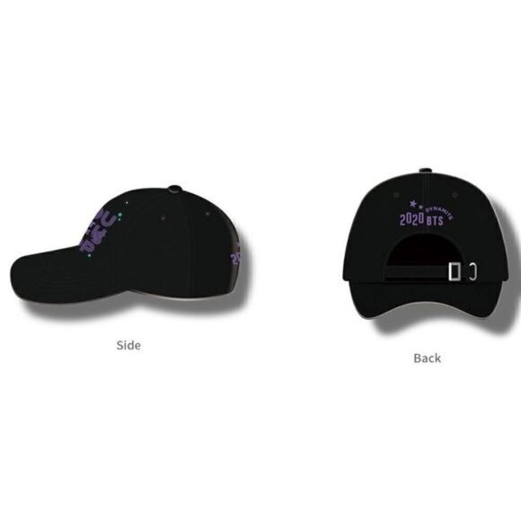 BTS Dynamite Celebration Official Cap Baseball Hat Black You Sent Us To The Top - Picture 10 of 10